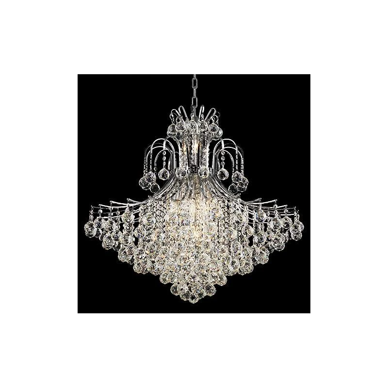 Toureg 31" Wide Chrome And Crystal 15-Light Chandelier 3 Toureg 31" Wide Chrome And Crystal 15-Light Chandelier