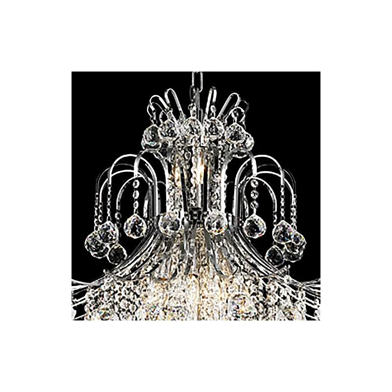Toureg 31" Wide Chrome And Crystal 15-Light Chandelier 4 Toureg 31" Wide Chrome And Crystal 15-Light Chandelier - Image 2
