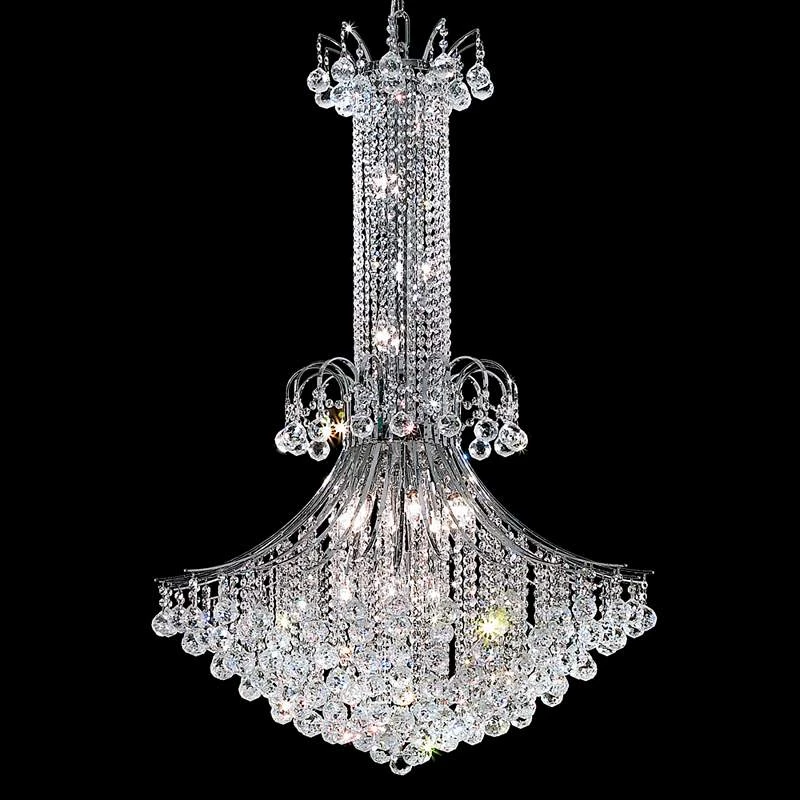 Toureg 35" Wide Chrome 16-Light Crystal Chandelier 3 Toureg 35" Wide Chrome 16-Light Crystal Chandelier