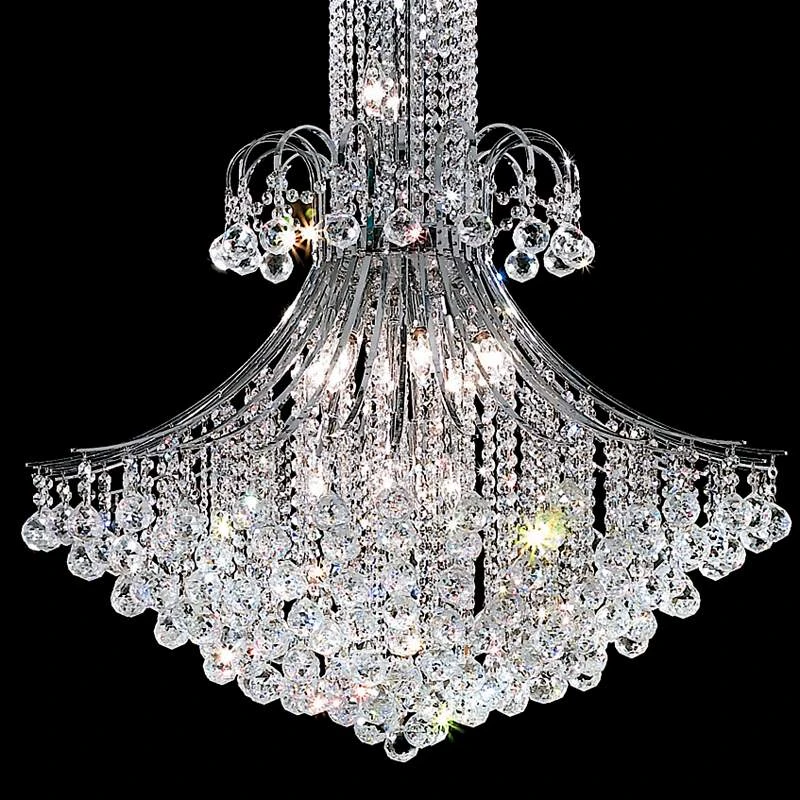 Toureg 35" Wide Chrome 16-Light Crystal Chandelier 4 Toureg 35" Wide Chrome 16-Light Crystal Chandelier - Image 2
