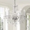 Traditional Crystal 22" Wide Chrome 5-Light Chandelier -Golden Lighting Shop traditional crystal 22 inch wide chrome 5 light chandelier 41k36cropped