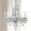 Traditional Crystal 26"W Polished Chrome 8-Light Chandelier