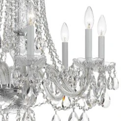 Traditional Crystal 26"W Polished Chrome 8-Light Chandelier 7 Traditional Crystal 26"W Polished Chrome 8-Light Chandelier -Golden Lighting Shop traditional crystal 26 inchw polished chrome 8 light chandelier 89885views1