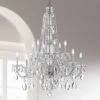 Traditional Crystal 37 1/2" Wide Chrome 12-Light Chandelier -Golden Lighting Shop traditional crystal 37 and one half inch wide chrome 12 light chandelier 6k560cropped