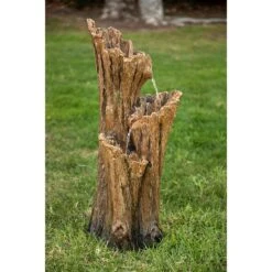 Alpine Tree Trunk 39" High 3-Tier Indoor-Outdoor LED Floor Fountain