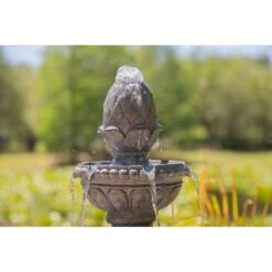 Tucson 65" High Zinc 4-Tier Outdoor LED Floor Fountain 12 Tucson 65" High Zinc 4-Tier Outdoor LED Floor Fountain -Golden Lighting Shop tucson 65 inch high zinc 4 tier outdoor led floor fountain 66h78views4