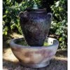 Turkish Urn 34" High Relic Sargasso LED Outdoor Fountain -Golden Lighting Shop turkish urn 34 inch high relic sargasso led outdoor fountain 95m28