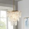 Urban Habitat Isla 21" Wide Gold And White Shell Pendant Light 1 Urban Habitat Isla 21" Wide Gold And White Shell Pendant Light -Golden Lighting Shop urban habitat isla 21 inch wide gold and white shell pendant light 376d2cropped