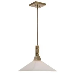 Uttermost Brookdale 13" Wide Brass Pendant Light -Golden Lighting Shop uttermost brookdale 13 inch wide brass pendant light 926p0views1