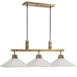 Uttermost Brookdale 43 3/4" Wide Brass Pendant Light 8 Uttermost Brookdale 43 3/4" Wide Brass Pendant Light -Golden Lighting Shop uttermost brookdale 43 and three quarter inch wide brass pendant light 884p0views1