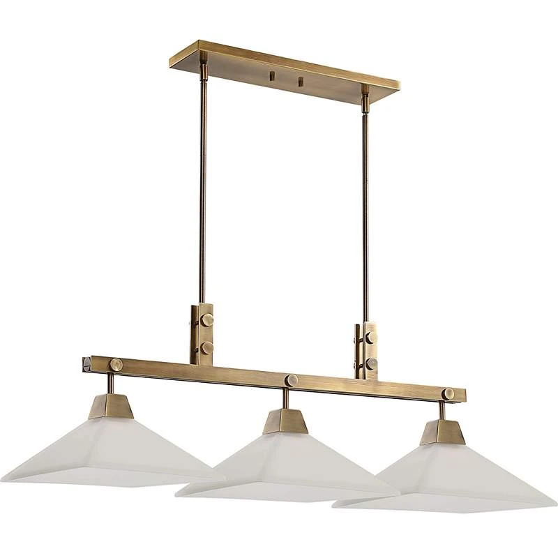 Uttermost Brookdale 43 3/4" Wide Brass Pendant Light 6 Uttermost Brookdale 43 3/4" Wide Brass Pendant Light - Image 4