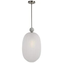 Uttermost Creme 15 3/4" Wide Nickel Pendant Light 9 Uttermost Creme 15 3/4" Wide Nickel Pendant Light -Golden Lighting Shop uttermost creme 15 and three quarter inch wide nickel pendant light 919p0views3