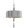 Uttermost Helena 22" Wide Silver And Chrome Pendant Light 2 Uttermost Helena 22" Wide Silver And Chrome Pendant Light -Golden Lighting Shop uttermost helena 22 inch wide silver and chrome pendant light 970p0