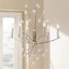 Uttermost Juliette 26 3/4" Wide Silver 6-Light Chandelier 1 Uttermost Juliette 26 3/4" Wide Silver 6-Light Chandelier -Golden Lighting Shop uttermost juliette 26 and three quarter inch wide silver 6 light chandelier 94n15cropped