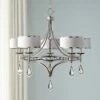 Uttermost Tamworth 34" Wide Silver Champagne Chandelier 1 Uttermost Tamworth 34" Wide Silver Champagne Chandelier -Golden Lighting Shop uttermost tamworth 34 inch wide silver champagne chandelier 8p370cropped