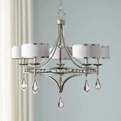 Uttermost Tamworth 34" Wide Silver Champagne Chandelier