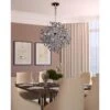 Maxim Comet 25" Wide Chrome And Crystal Chandelier -Golden Lighting Shop v3342 transitional dining room