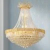 Valentina 31 1/4" Wide Gold And Crystal 24-Light Chandelier -Golden Lighting Shop valentina 31 and one quarter inch wide gold and crystal 24 light chandelier 71v05cropped