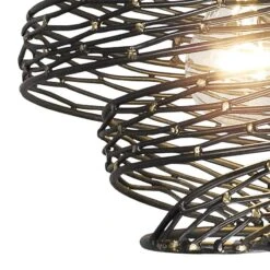 Varaluz Casa Flow 10" Wide Gold Matte Black Mini Pendant 6 Varaluz Casa Flow 10" Wide Gold Matte Black Mini Pendant -Golden Lighting Shop varaluz casa flow 10 inch wide gold matte black mini pendant 453k1views1