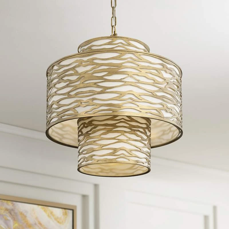 Varaluz Casa Kato 18 3/4" Wide Havana Gold Pendant Light 3 Varaluz Casa Kato 18 3/4" Wide Havana Gold Pendant Light
