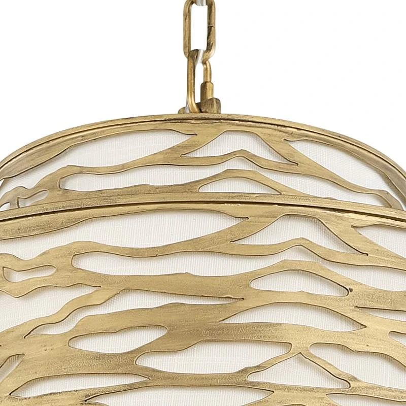 Varaluz Casa Kato 18 3/4" Wide Havana Gold Pendant Light 6 Varaluz Casa Kato 18 3/4" Wide Havana Gold Pendant Light - Image 4