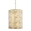 Varaluz Casa Kato 18" Wide Havana Gold Drum Pendant Light