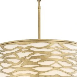Varaluz Casa Kato 18" Wide Havana Gold Drum Pendant Light 7 Varaluz Casa Kato 18" Wide Havana Gold Drum Pendant Light -Golden Lighting Shop varaluz casa kato 18 inch wide havana gold drum pendant light 481k1views2