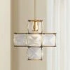 Varaluz Cubic 12"W Calypso Gold And Crystal Mini Pendant -Golden Lighting Shop varaluz cubic 12 inchw calypso gold and crystal mini pendant 69p53cropped