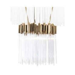 Varaluz Matrix 30"W Havana Gold And Fluted Glass Chandelier -Golden Lighting Shop varaluz matrix 30 inchw havana gold and fluted glass chandelier 69p38views2