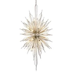 Varaluz Orbital 24" Wide Gold Dust And Crystal Foyer Pendant 8 Varaluz Orbital 24" Wide Gold Dust And Crystal Foyer Pendant -Golden Lighting Shop varaluz orbital 24 inch wide gold dust and crystal foyer pendant 69p61views1