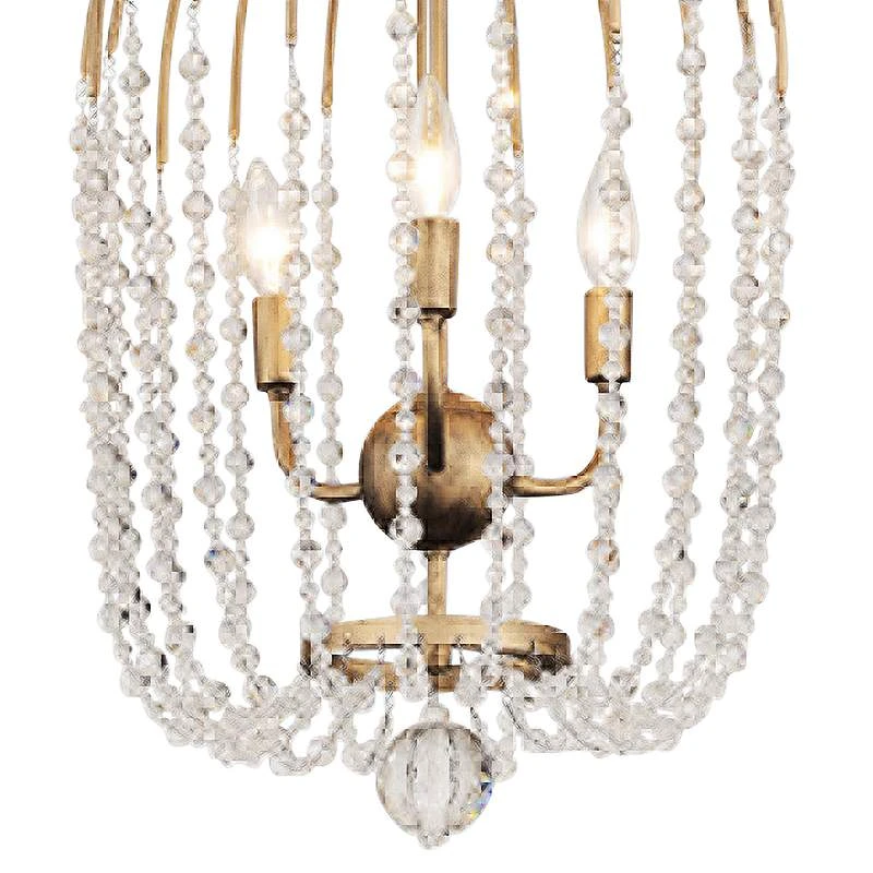 Varaluz Voliere 14 1/2"W Havana Gold 3-Light Pendant Light 4 Varaluz Voliere 14 1/2"W Havana Gold 3-Light Pendant Light - Image 2