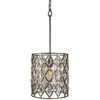 Varaluz Windsor 11 1/2"W Carbon And Gold Mini Pendant Light -Golden Lighting Shop varaluz windsor 11 and one half inchw carbon and gold mini pendant light 86g18