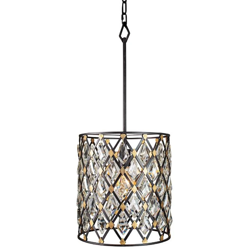 Varaluz Windsor 11 1/2"W Carbon And Gold Mini Pendant Light 3 Varaluz Windsor 11 1/2"W Carbon And Gold Mini Pendant Light
