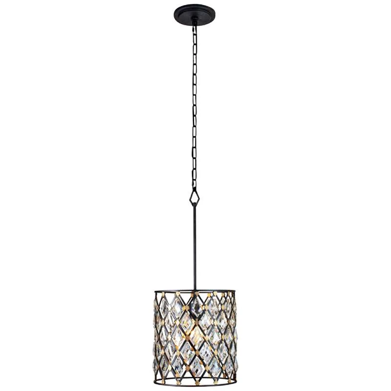 Varaluz Windsor 11 1/2"W Carbon And Gold Mini Pendant Light 5 Varaluz Windsor 11 1/2"W Carbon And Gold Mini Pendant Light - Image 3