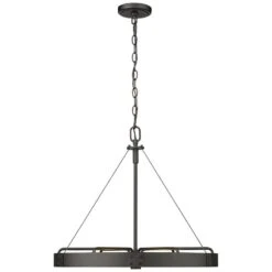 Vaughn 22 1/2" Wide Natural Black 6-Light Ring Pendant -Golden Lighting Shop vaughn 22 and one half inch wide natural black 6 light ring pendant 481y1views2