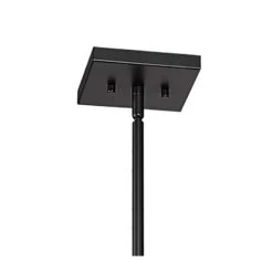 Vertical 44" Wide Matte Black And Brushed Nickel 7-Light Pendant -Golden Lighting Shop vertical 44 inch wide matte black and brushed nickel 7 light pendant 96e61views2