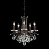Vesca 15"W Heirloom Bronze And Crystal 5-Light Chandelier -Golden Lighting Shop vesca 15 inchw heirloom bronze and crystal 5 light chandelier 68r83