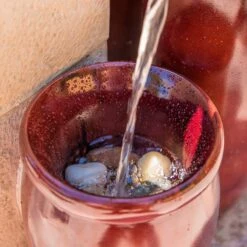 Vessel 36" High Textured Rustic Ceramic Outdoor Fountain -Golden Lighting Shop vessel 36 inch high textured rustic ceramic outdoor fountain 66h90views3