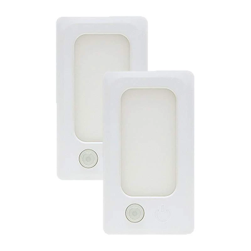 Vick 2 1/2" Wide White LED Rechargeable Bar Lights Set Of 2 3 Vick 2 1/2" Wide White LED Rechargeable Bar Lights Set Of 2