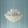 Vienna Full Spectrum Essa 12"W Chrome - Crystal Mini Pendant