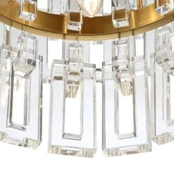 Vienna Full Spectrum Luxum 18 3/4" Brass And Crystal Pendant Light 11 Vienna Full Spectrum Luxum 18 3/4" Brass And Crystal Pendant Light -Golden Lighting Shop vienna full spectrum luxum 18 and three quarter inch brass and crystal pendant light 64t69views2