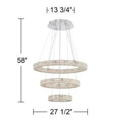 Vienna Full Spectrum Perriello 27 1/2" Crystal Ring LED Chandelier 15 Vienna Full Spectrum Perriello 27 1/2" Crystal Ring LED Chandelier -Golden Lighting Shop vienna full spectrum perriello 27 and one half inch crystal ring led chandelier 8g451views5