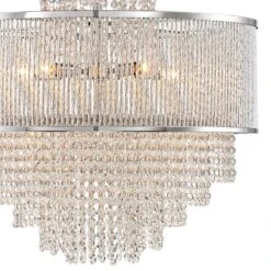 Vienna Full Spectrum Pioggia Chrome 23 1/2" Wide Crystal Chandelier 11 Vienna Full Spectrum Pioggia Chrome 23 1/2" Wide Crystal Chandelier -Golden Lighting Shop vienna full spectrum pioggia chrome 23 and one half inch wide crystal chandelier 8g405views1