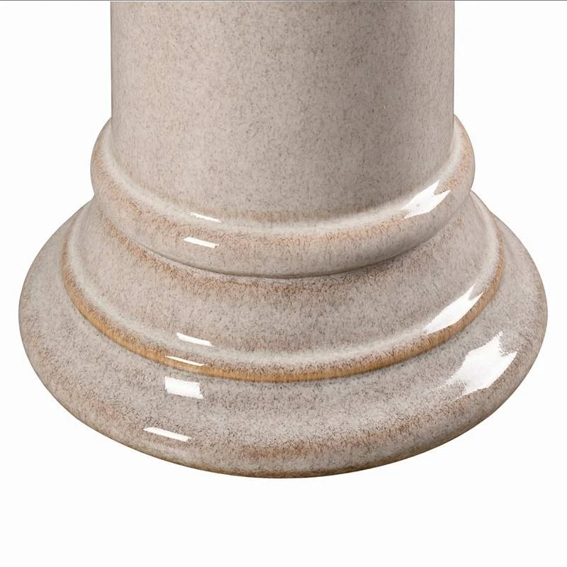 Vogel 27 1/4" High Ivory Ceramic Bird Garden Fountain 6 Vogel 27 1/4" High Ivory Ceramic Bird Garden Fountain - Image 4