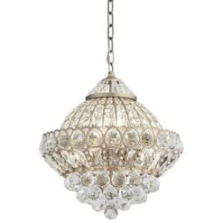 Wallingford 16" Wide Antique Brass Crystal Chandelier -Golden Lighting Shop wallingford 16 inch wide antique brass crystal chandelier w6879