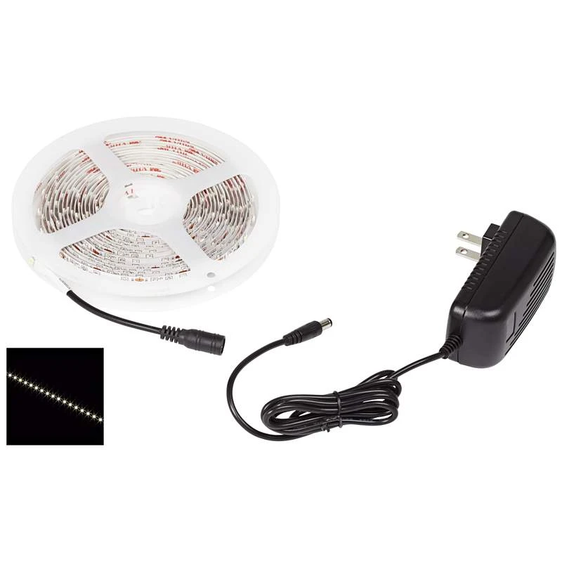 Warm White 16 1/2-Foot Long LED Tape Light Kit 4 Warm White 16 1/2-Foot Long LED Tape Light Kit - Image 2