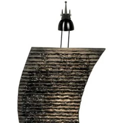 Water Ripple 17 1/4" High Lighted Table Fountain -Golden Lighting Shop water ripple 17 and one quarter inch high lighted table fountain n5192views1