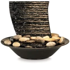 Water Ripple 17 1/4" High Lighted Table Fountain -Golden Lighting Shop water ripple 17 and one quarter inch high lighted table fountain n5192views2