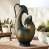 Weathered Jug 24" High Outdoor Patio Tabletop Fountain -Golden Lighting Shop weathered jug 24 inch high outdoor patio tabletop fountain 60647cropped