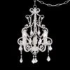 White With Crystal Accents Plug-In Swag Chandelier -Golden Lighting Shop white with crystal accents plug in swag chandelier p5787cropped